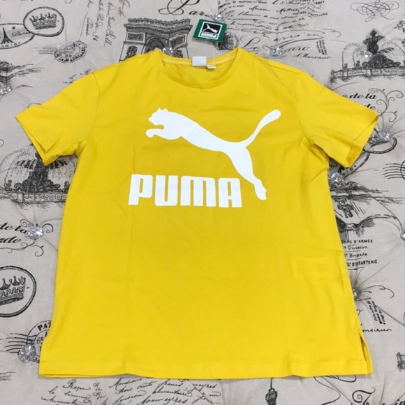 Puma Classics Cotton Logo T-Shirt - Picture 2 of 4